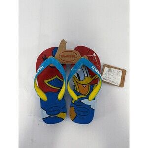 Havaianas Donald Duck Little Boys Size 13/1 NWT